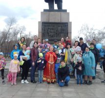 Общее фото на площади им.В.И.Ленина