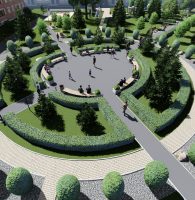 Проект парка на Красноармейской
