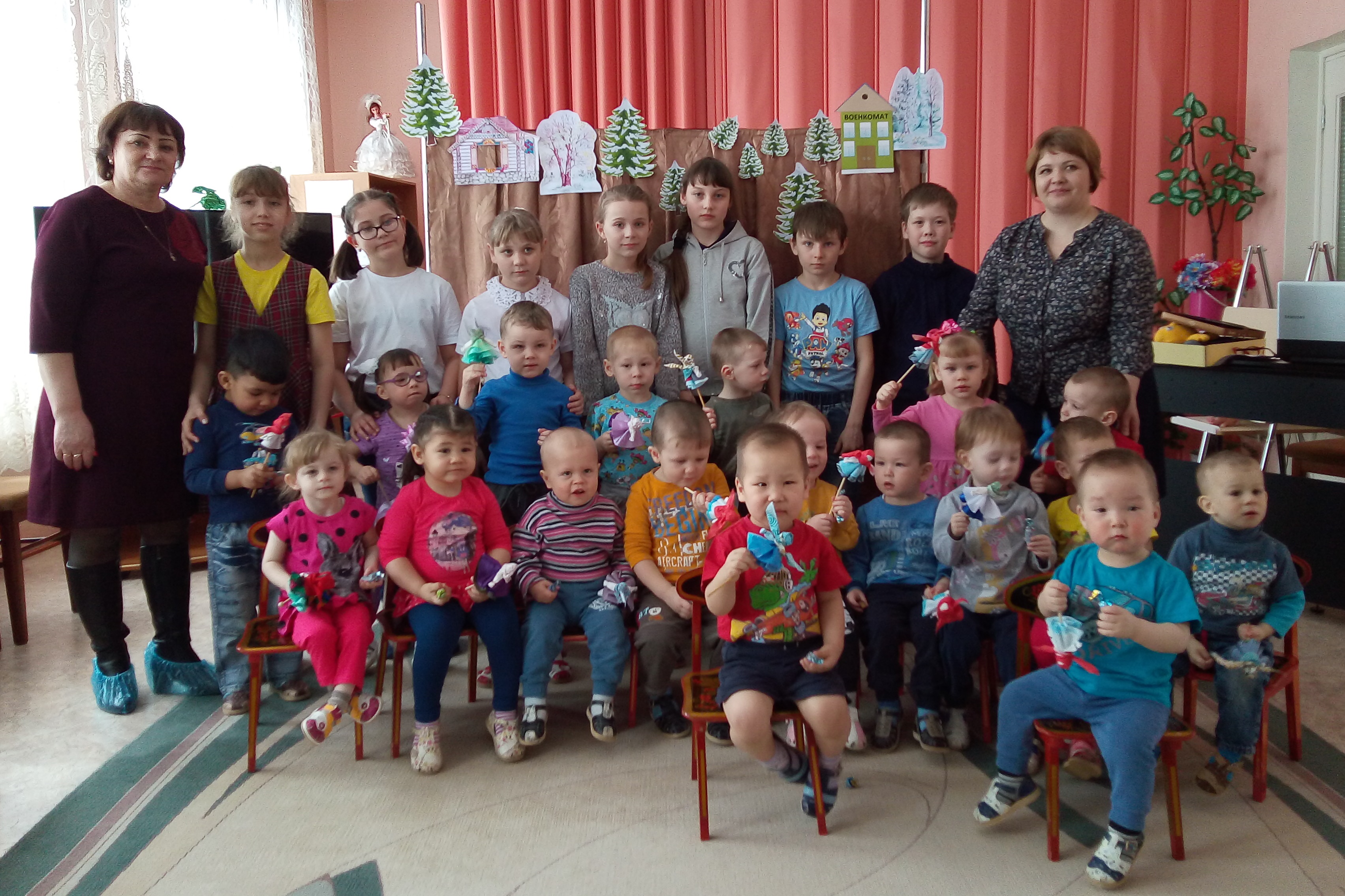 После представления